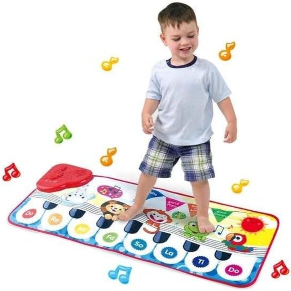 New Musical Piano Mat For Toddlers Electronic Floor Keyboard Playmat With Animal - Picture 1 of 7